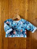 Jacket - blue woodland animals