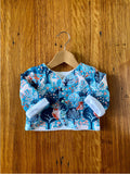 Jacket - blue woodland animals