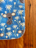 Bib - blue koalas