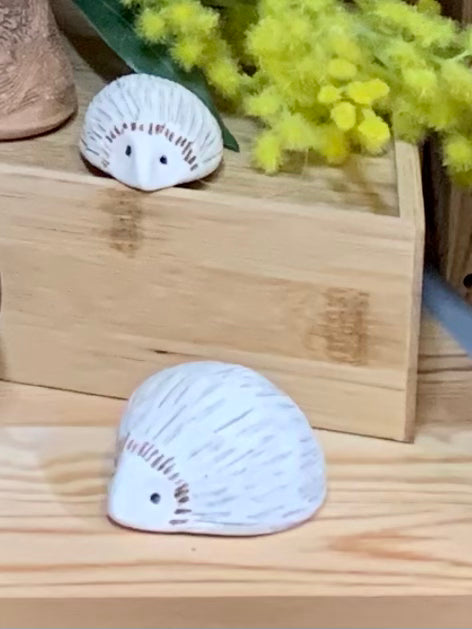 Ceramic Echidna-Puggle (Baby echidna available)