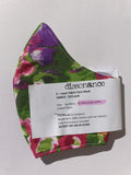 3 Layer Fabric Face Mask - Abstract Floral