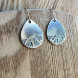 Forest Stamped Drop Earrings