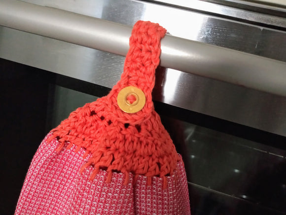 CardsnMore Crochet Hanging Kitchen Towel