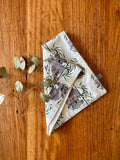 Burp cloth - grey koalas - organic cotton & hemp