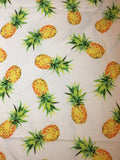 3 Layer Fabric Face Mask - Pineapple Pattern