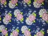 3 Layered Face Mask - Hydrangea Pattern