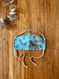 Mask - green wombats & grevillea