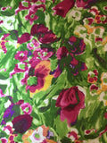 3 Layer Fabric Face Mask - Abstract Floral