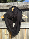 Jersey Loop Scarf - Black