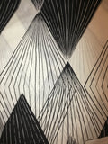 3 Layered Face Mask - White and Black Pattern