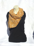 Cotton Scarf - Mustard Floral